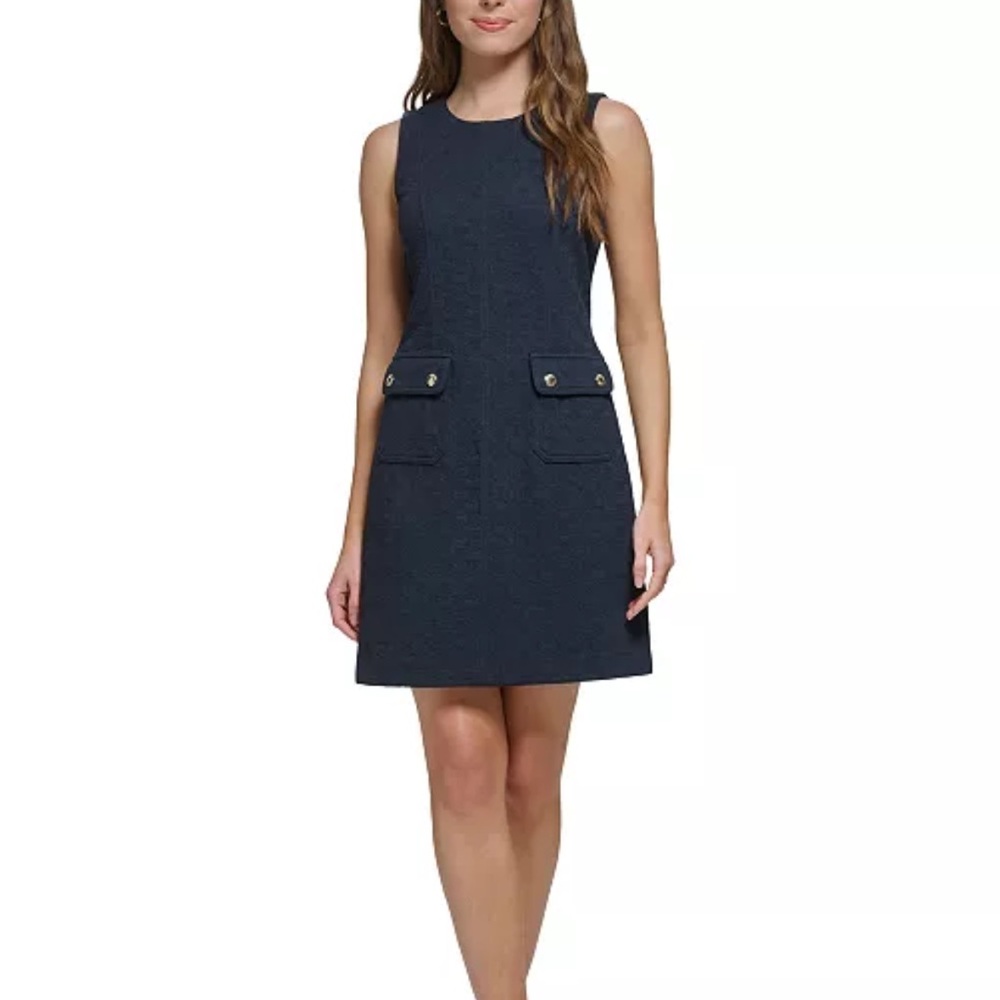 Tommy Hilfiger Basketweave Sheath Dress